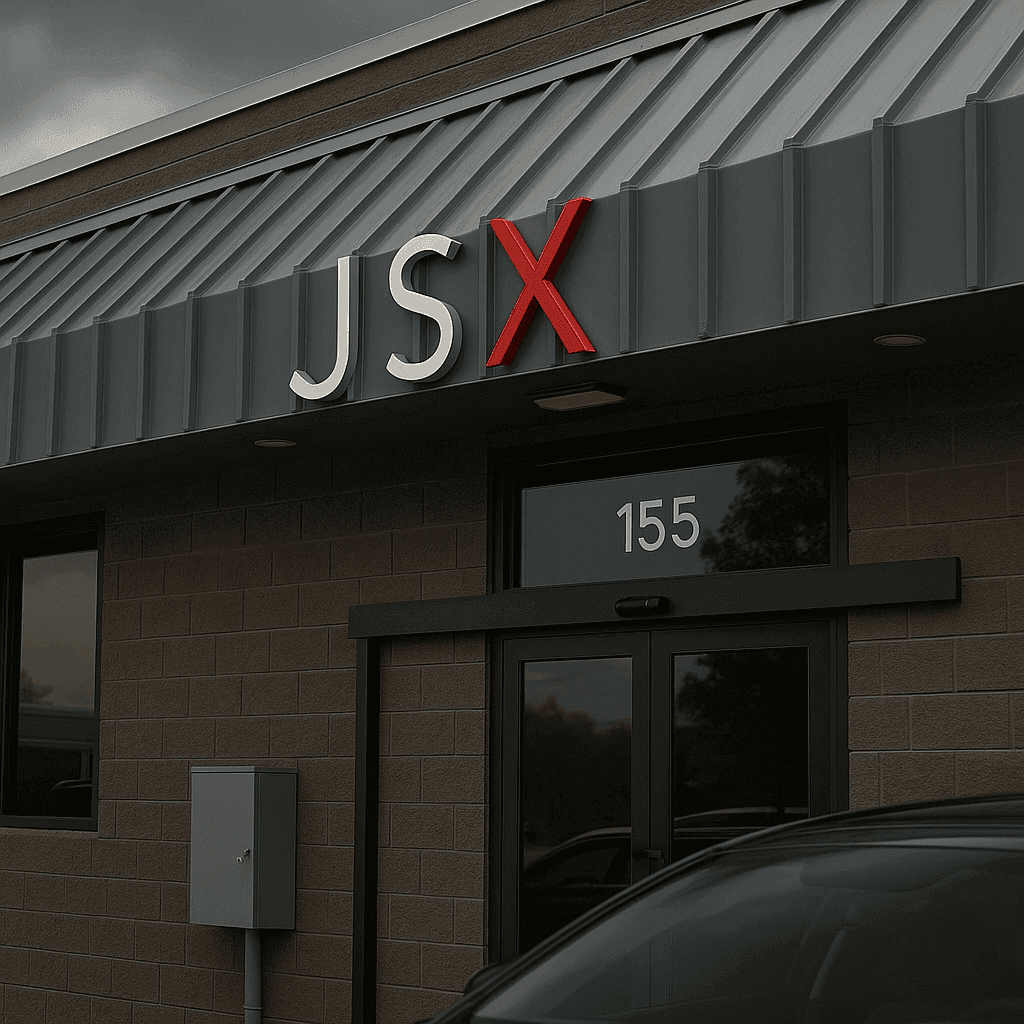 SX private terminal entrance in Dallas with luxury SUV chauffeur pickup and seamless black car service for travelers.